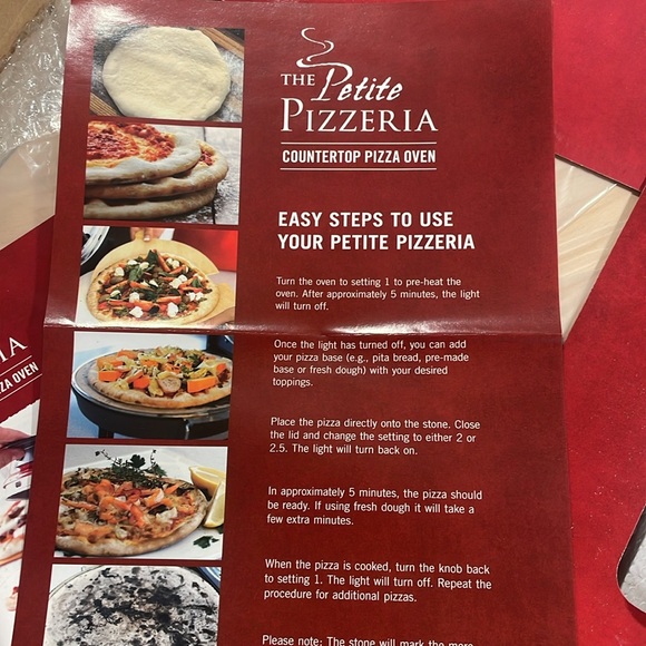 BRAND NEW COUNTERTOP PIZZA OVEN-Sur La Table - Picture 6 of 6